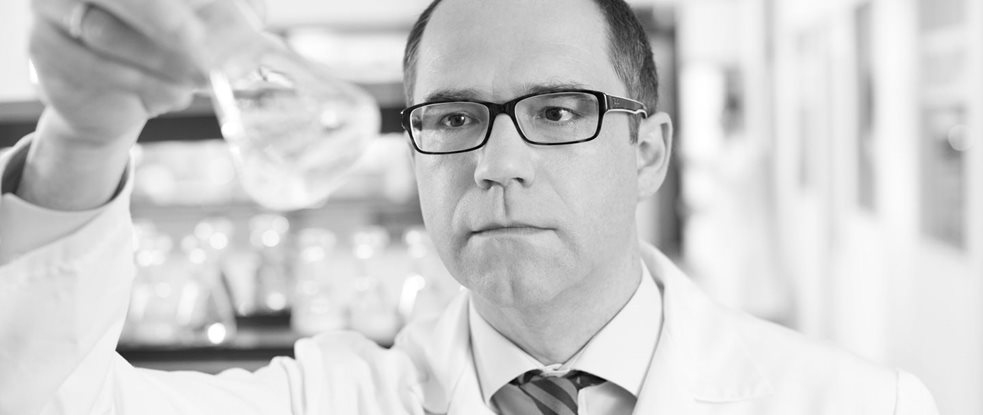 Forskare i laboratoriet