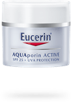Eucerin AQUAporin ACTIVE med SPF 25 och UVA-skydd för alla hudtyper