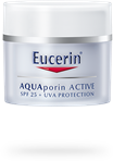 Eucerin AQUAporin ACTIVE med SPF 25 och UVA-skydd för alla hudtyper