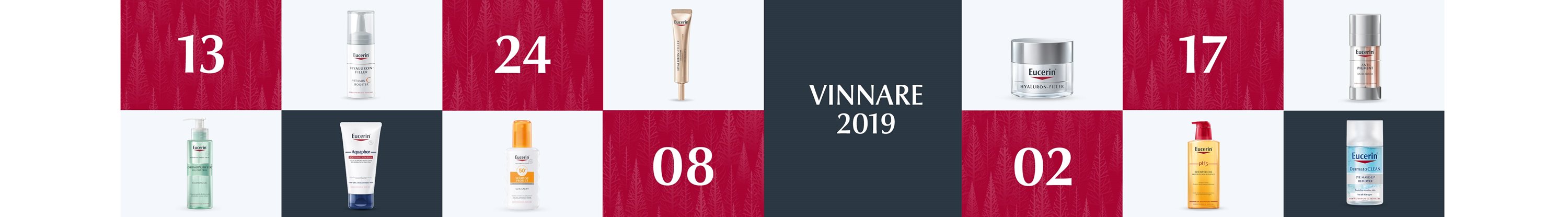 Eucerin Adventskalender vinnare 2019